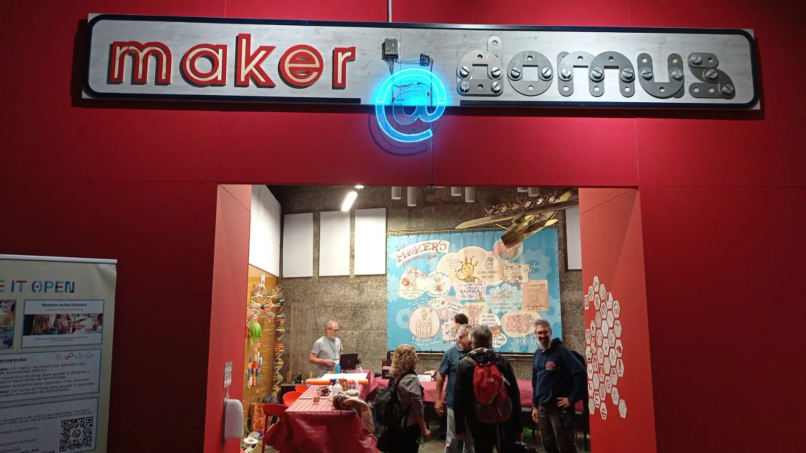Entrada al espacio maker de la Domus, en A Coruña, donde se celebró el encuentro.
