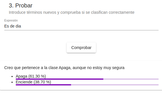 Probar textos