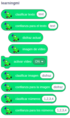 Bloques LearningML