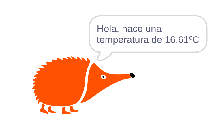 Echidna dice temperatura