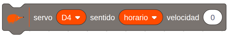 bloque servo continuo