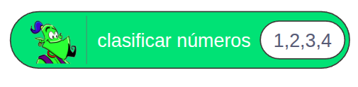 Clasificar números