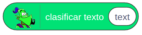 Clasifica texto