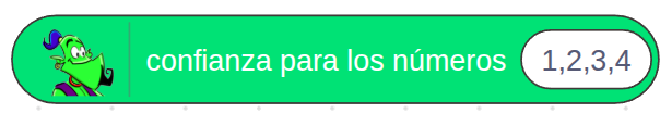 confianza numeros