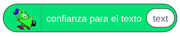 Confianza texto